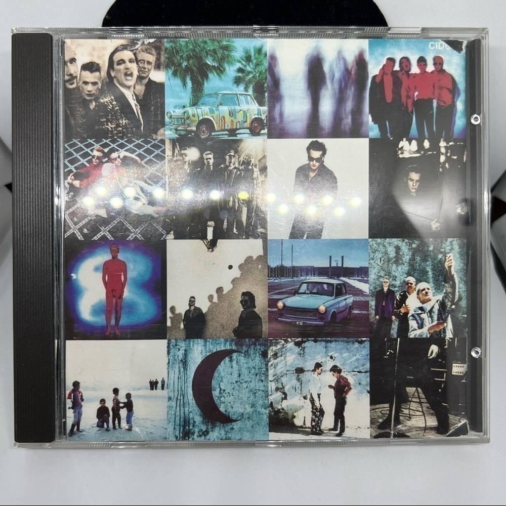 EUC-U2 achtung baby CD island records france by PDO CIDU28 510347-2 vintage